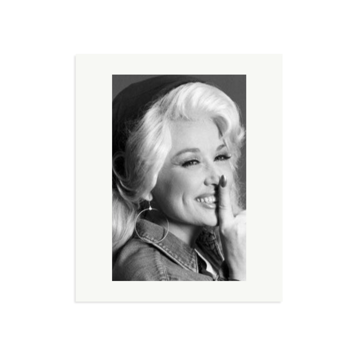Dolly Parton in the Studio Print Only Large