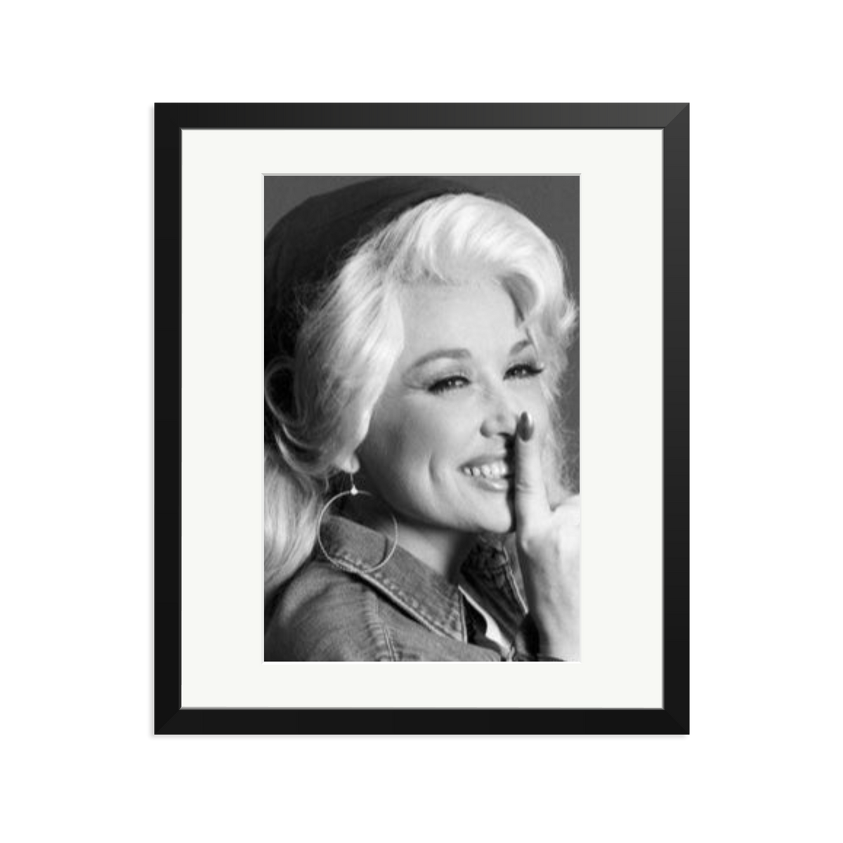 Dolly Parton in the Studio Black Large