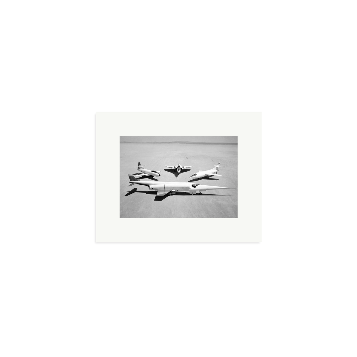Douglas Airplanes 1954 Framed Print Print Only Small