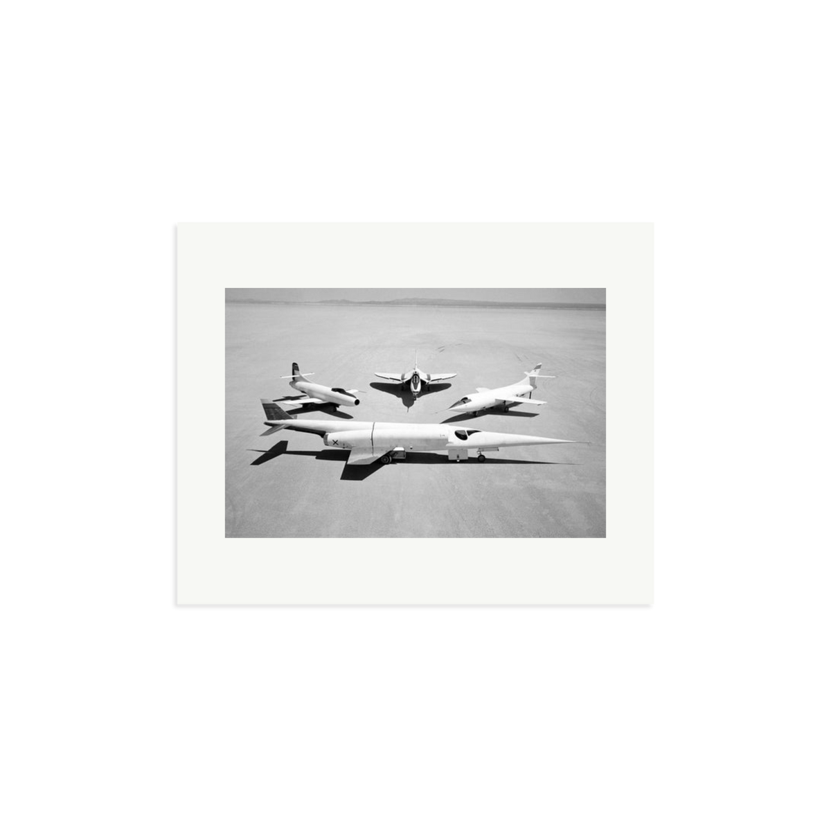Douglas Airplanes 1954 Framed Print Print Only Medium