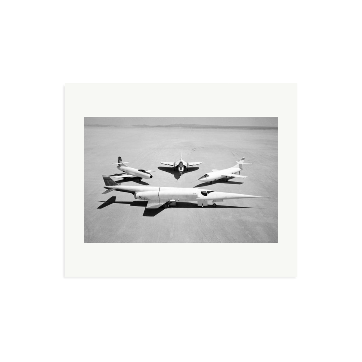 Douglas Airplanes 1954 Framed Print Print Only Large