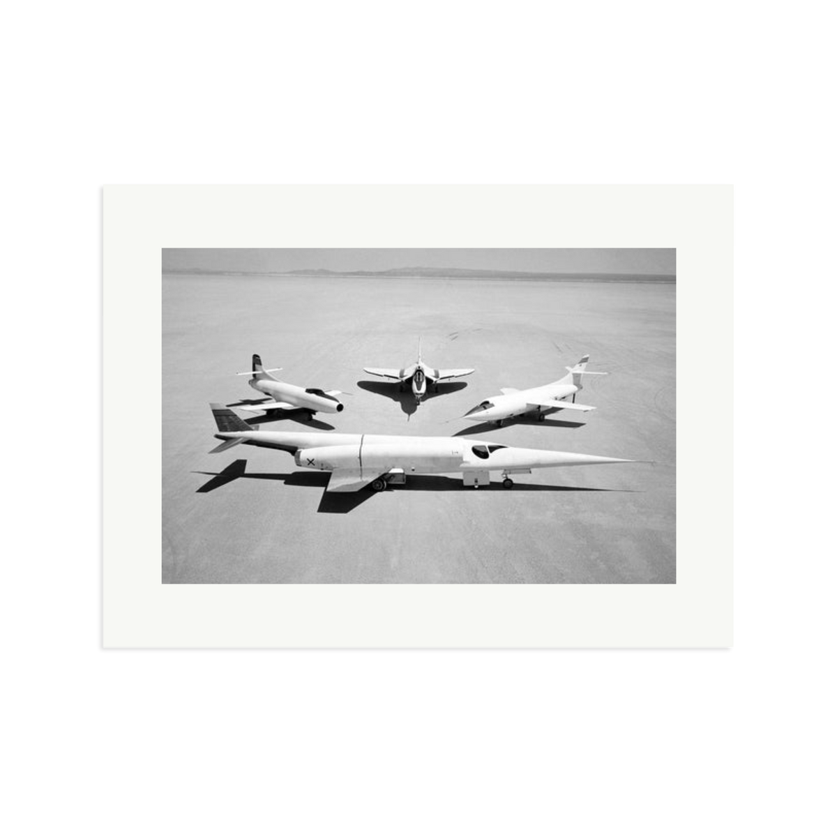 Douglas Airplanes 1954 Framed Print Print Only XL