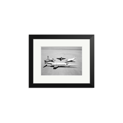 Douglas Airplanes 1954 Framed Print Black Small
