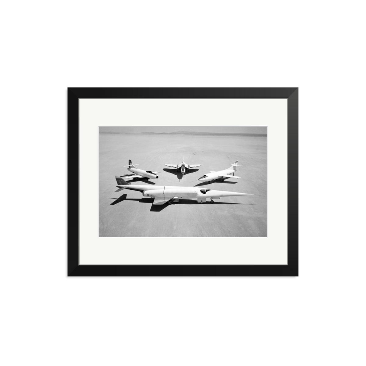 Douglas Airplanes 1954 Framed Print Black Medium