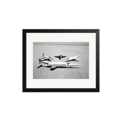 Douglas Airplanes 1954 Framed Print Black Medium