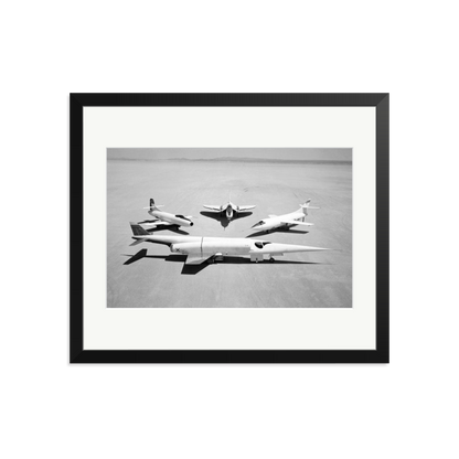 Douglas Airplanes 1954 Framed Print Black Large