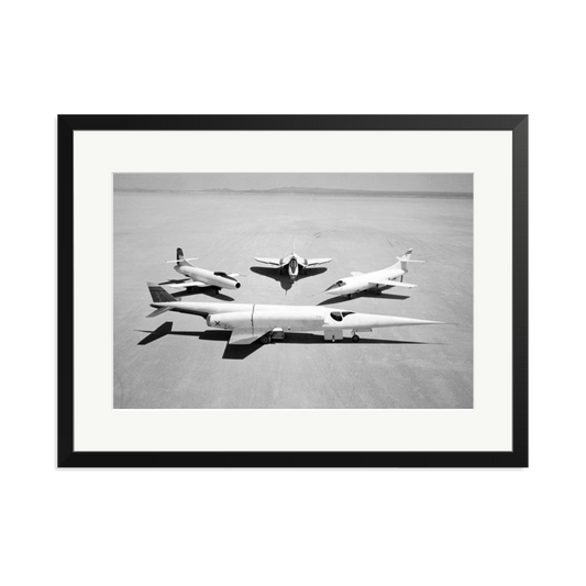 Douglas Airplanes 1954 Framed Print Black XL