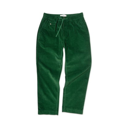 Easy Rider Pant in Stretch Corduroy Irish Racing Green