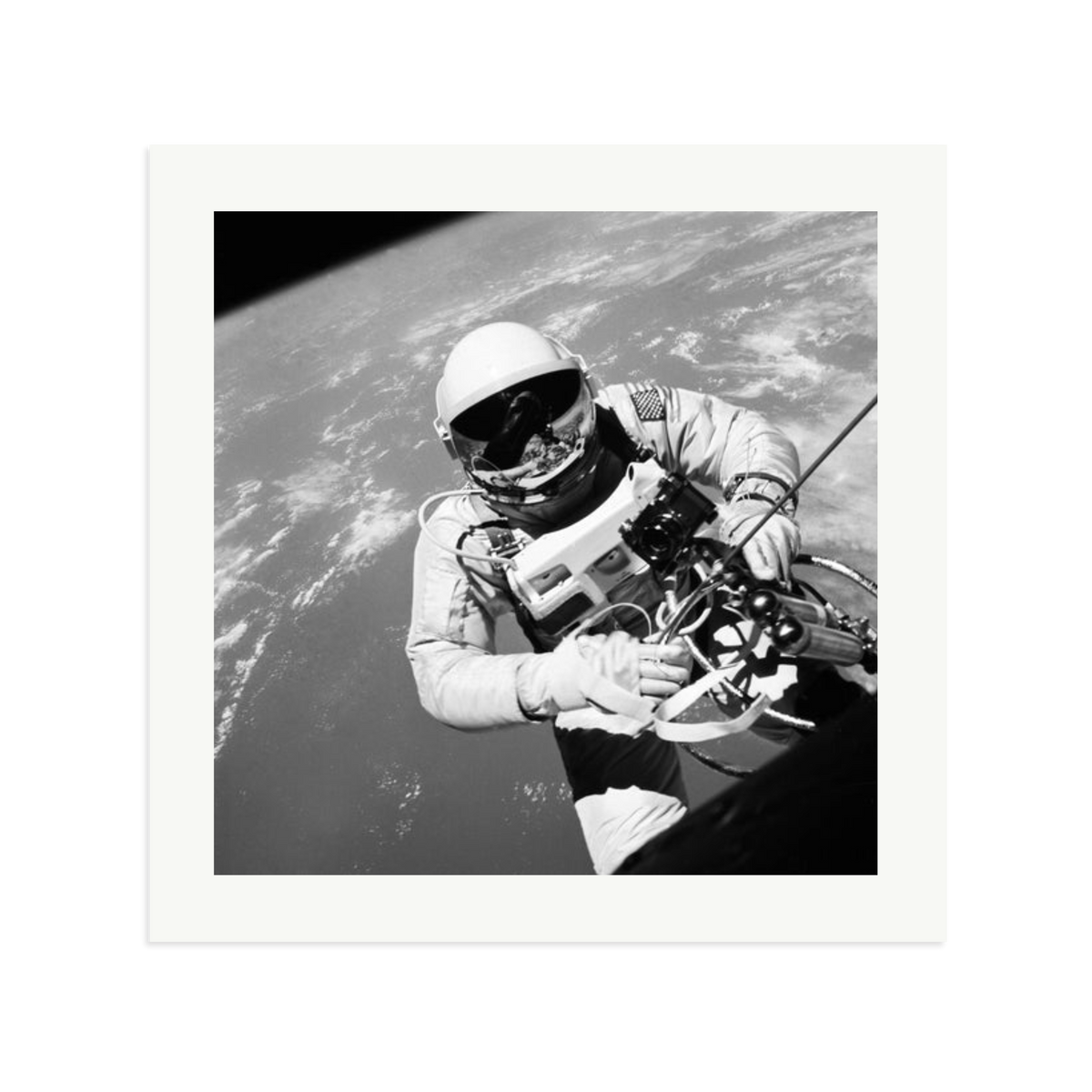 Gemini IV Spacewalk Framed Print Print Only XL