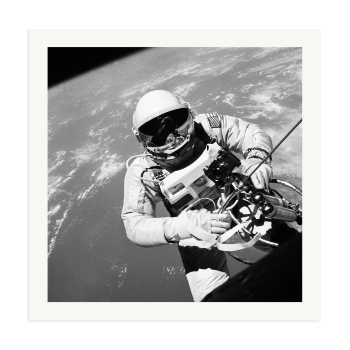 Gemini IV Spacewalk Framed Print Print Only XXL