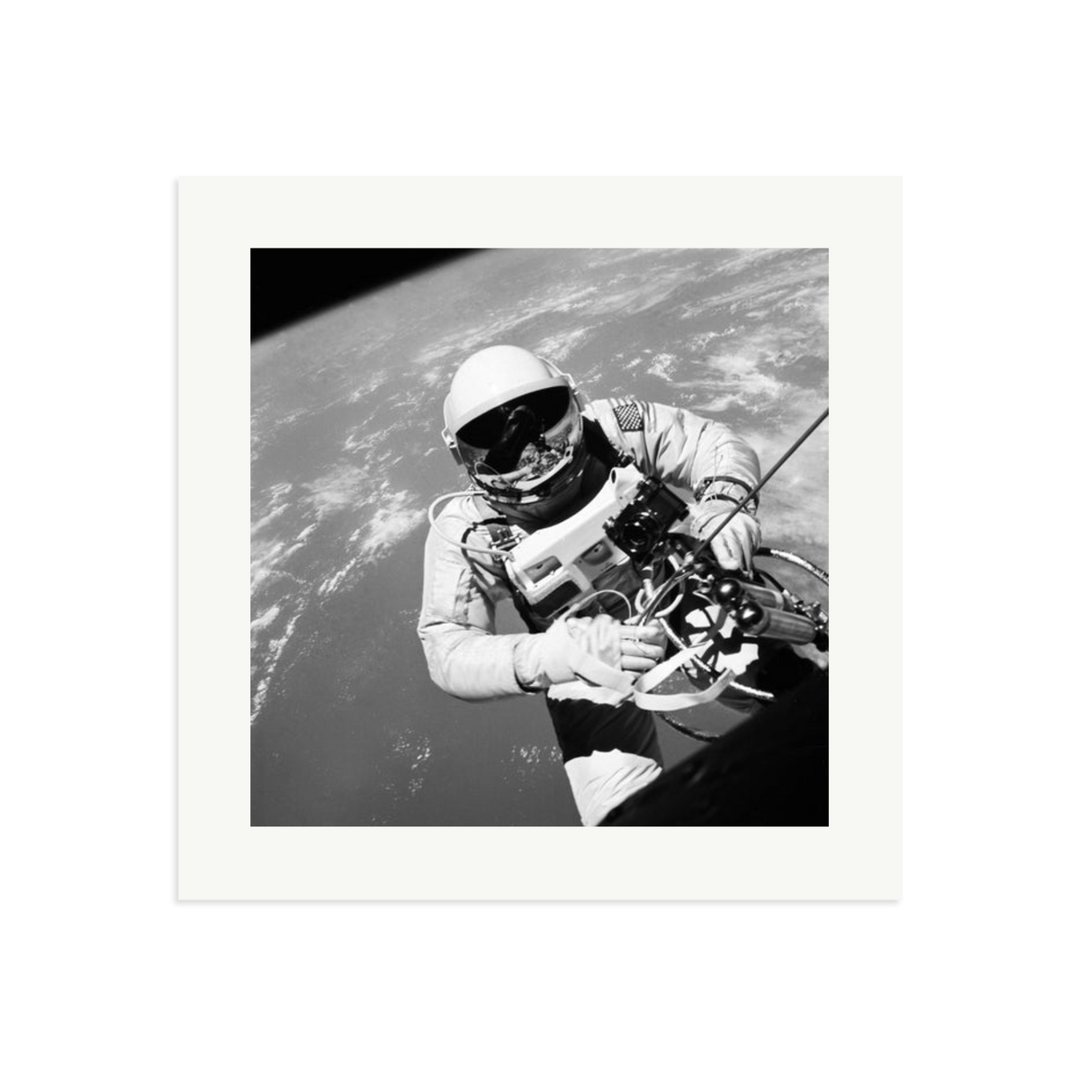 Gemini IV Spacewalk Framed Print Print Only Large