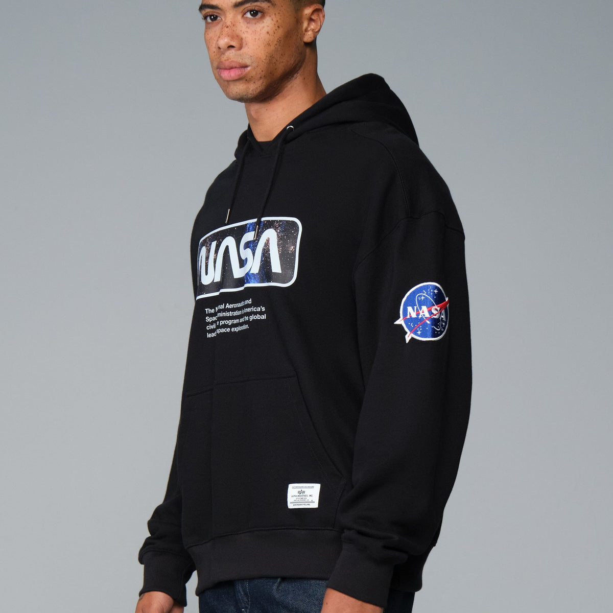 Alpha Industries NASA GALAXY ESSENTIAL HOODIE SWEATSHIRT