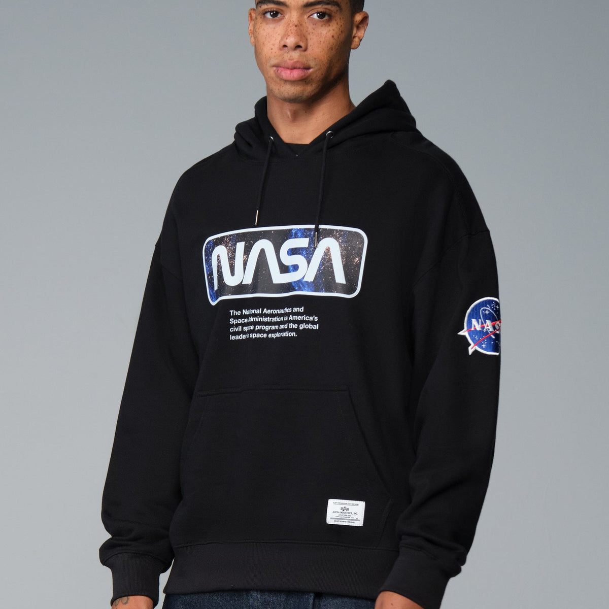 Alpha Industries NASA GALAXY ESSENTIAL HOODIE SWEATSHIRT