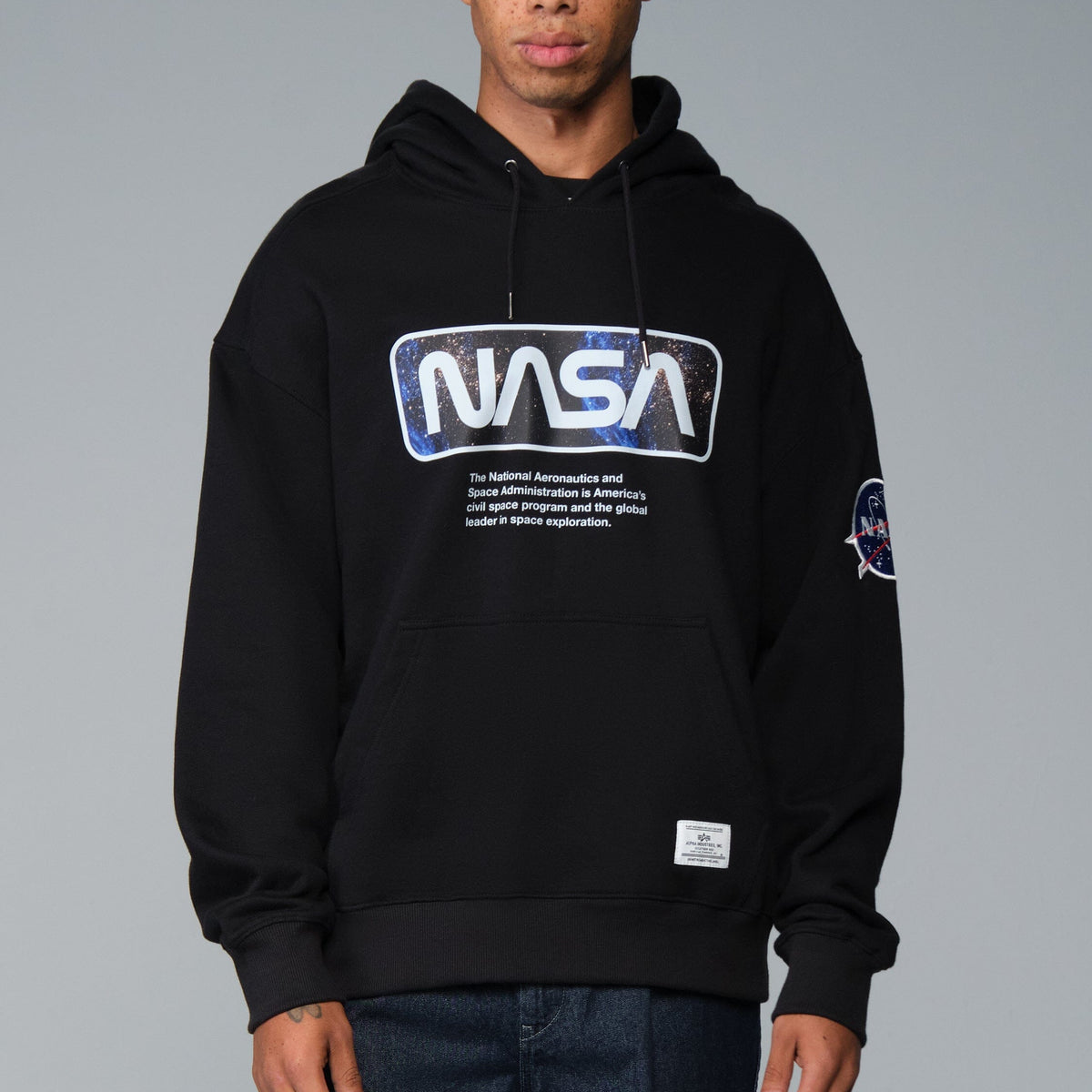 Alpha Industries NASA GALAXY ESSENTIAL HOODIE SWEATSHIRT