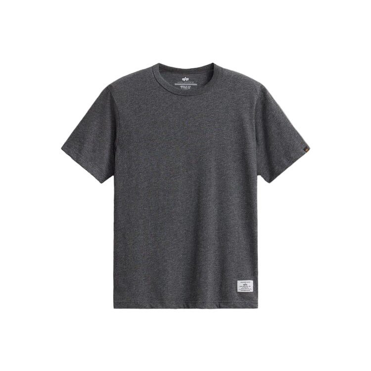 Alpha Industries ESSENTIAL TEE DARK CHARCOAL HEATHER