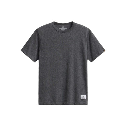 Alpha Industries ESSENTIAL TEE DARK CHARCOAL HEATHER