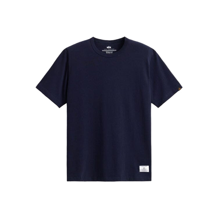Alpha Industries ESSENTIAL TEE REPLICA BLUE