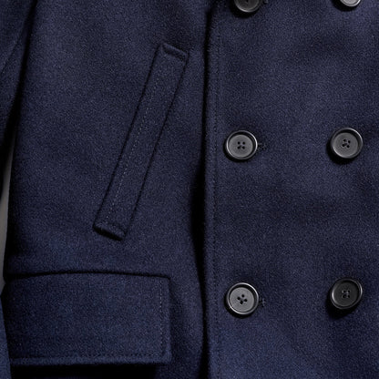 Billy Reid Navy Bond Peacoat