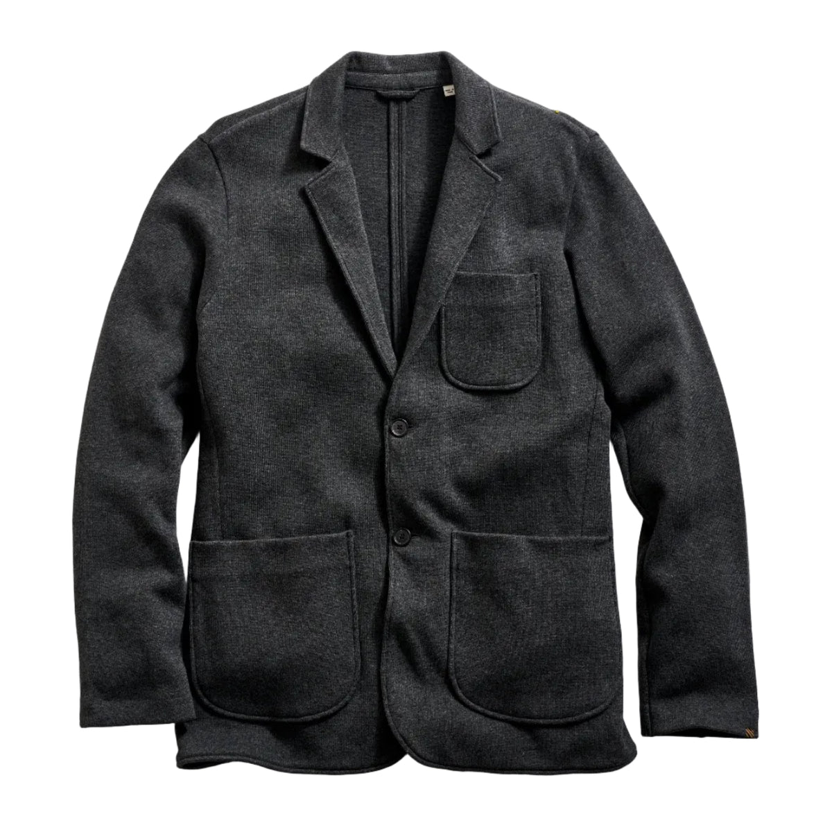 Billy Reid Heathered Knit Sport Coat Charcoal Heather