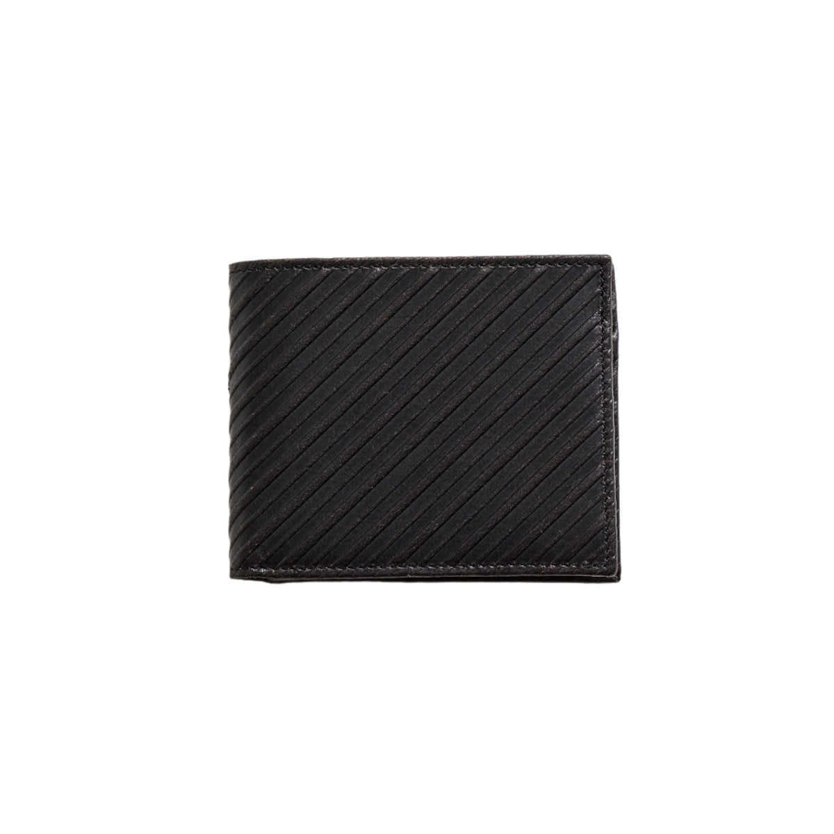 Billy Reid Leather Bi-Fold Wallet Black ONE