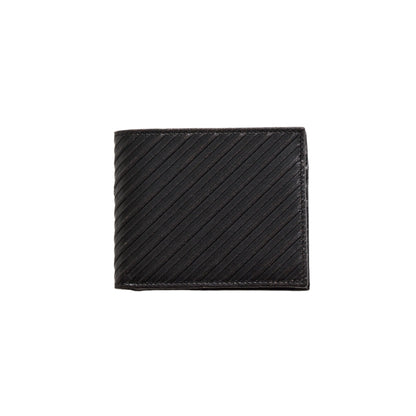 Billy Reid Leather Bi-Fold Wallet Black ONE
