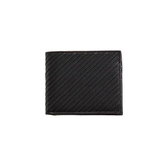 Billy Reid Leather Bi-Fold Wallet Black ONE