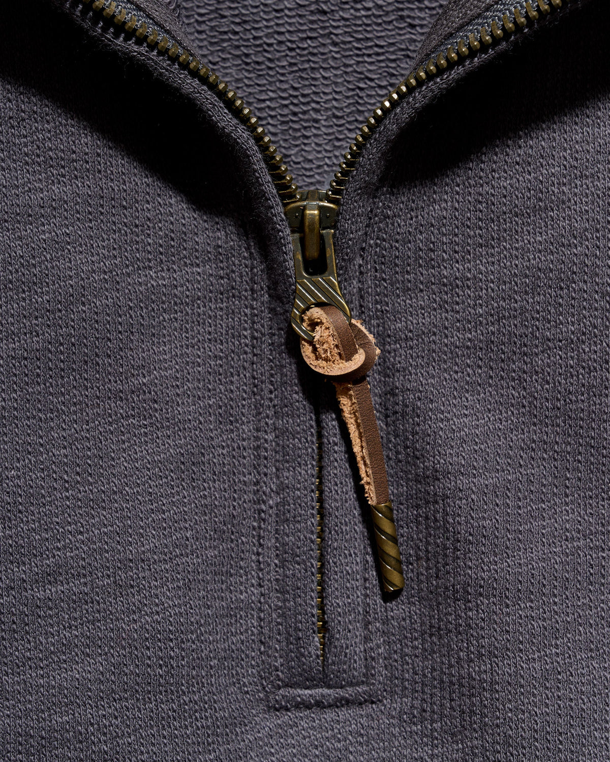Billy Reid French Terry Half Zip