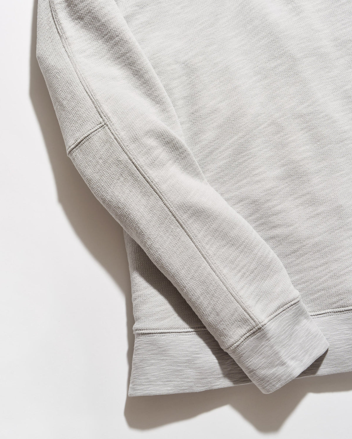 Billy Reid French Terry Half Zip - Silver