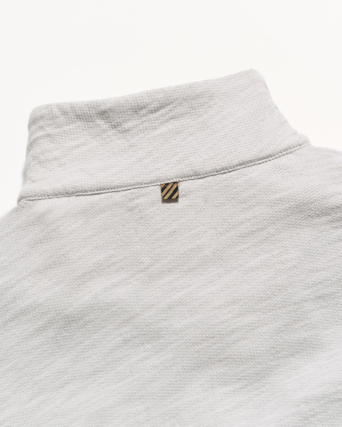 Billy Reid French Terry Half Zip - Silver