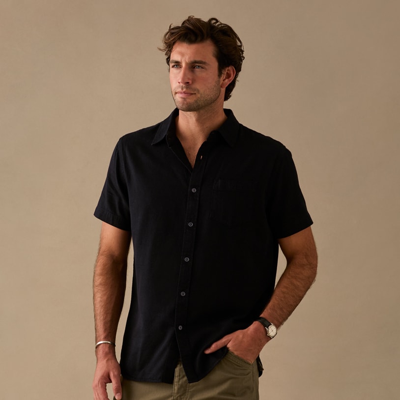 Line of Trade Aviator Twill Shirt Short Sleeve