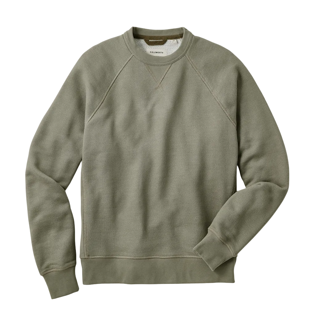 Fieldworth Crew Sweatshirt Vintage Loopback Sage