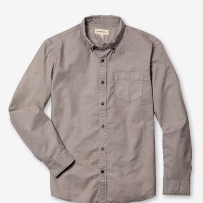 Hudson Garment Dyed Shirt Grey