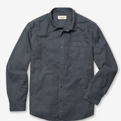 Hudson Garment Dyed Shirt Stone Blue
