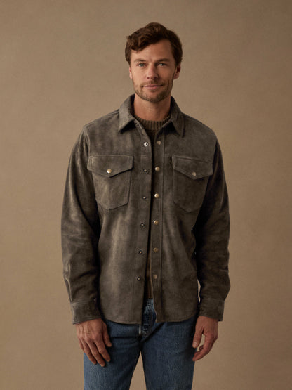 Line of Trade Suede CPO Overshirt