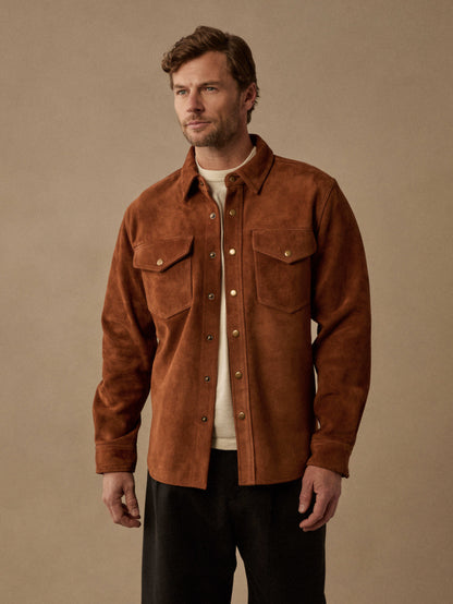 Line of Trade Suede CPO Overshirt