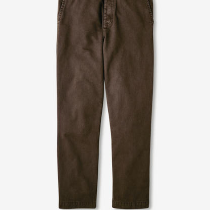 Line of Trade Surplus Wash Chino Brown