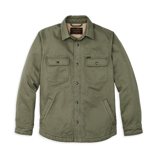 Filson Fleece Lined Jac-Shirt Service Green