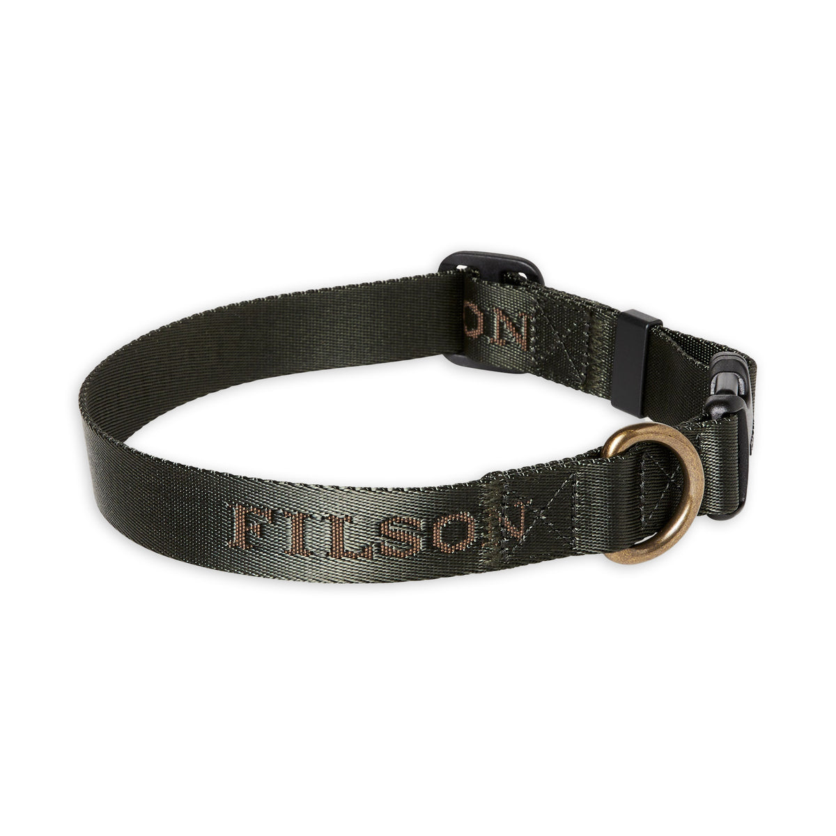 Filson Nylon Dog Collar Green