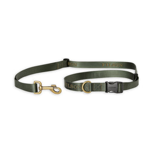 Filson Adjustable Nylon Dog Leash Green