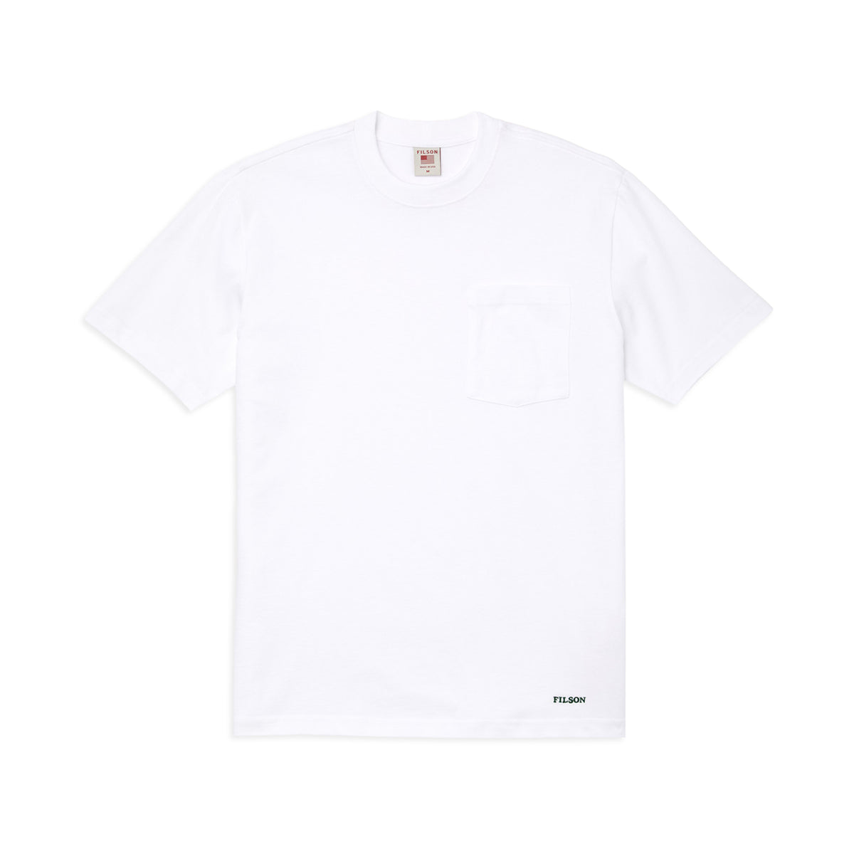 Filson Made in USA Pioneer Pocket T-Shirt White