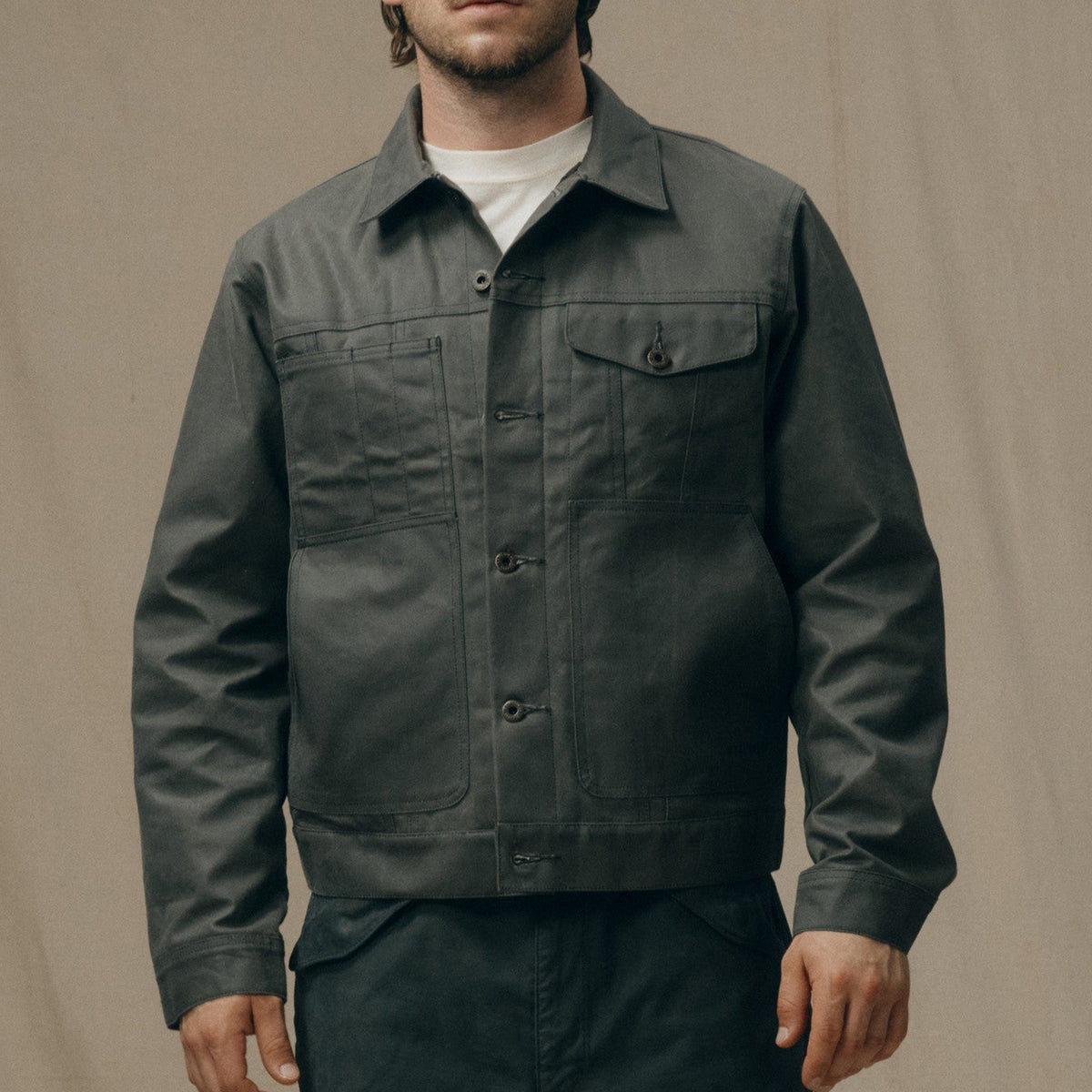 Filson Tin Cloth Short Lined Cruiser Jacket