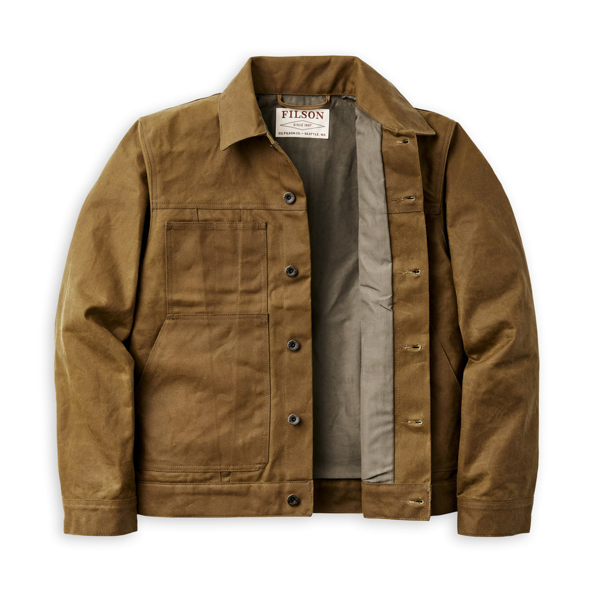 Filson Tin Cloth Short Lined Cruiser Jacket