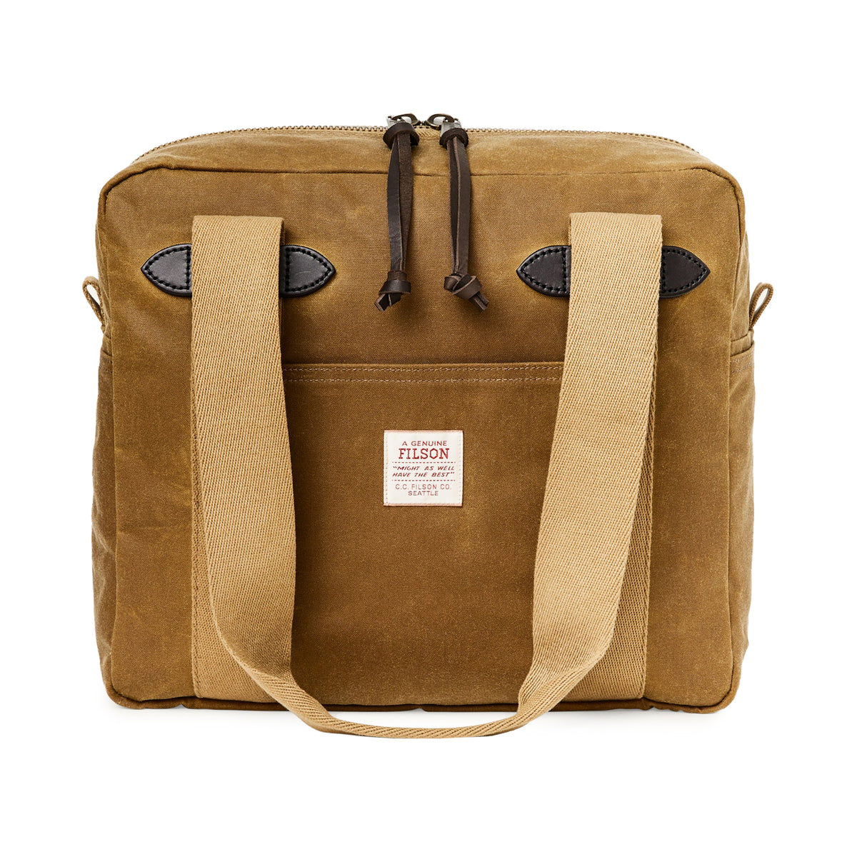 Filson Tin Cloth Tote Bag Dark Tan