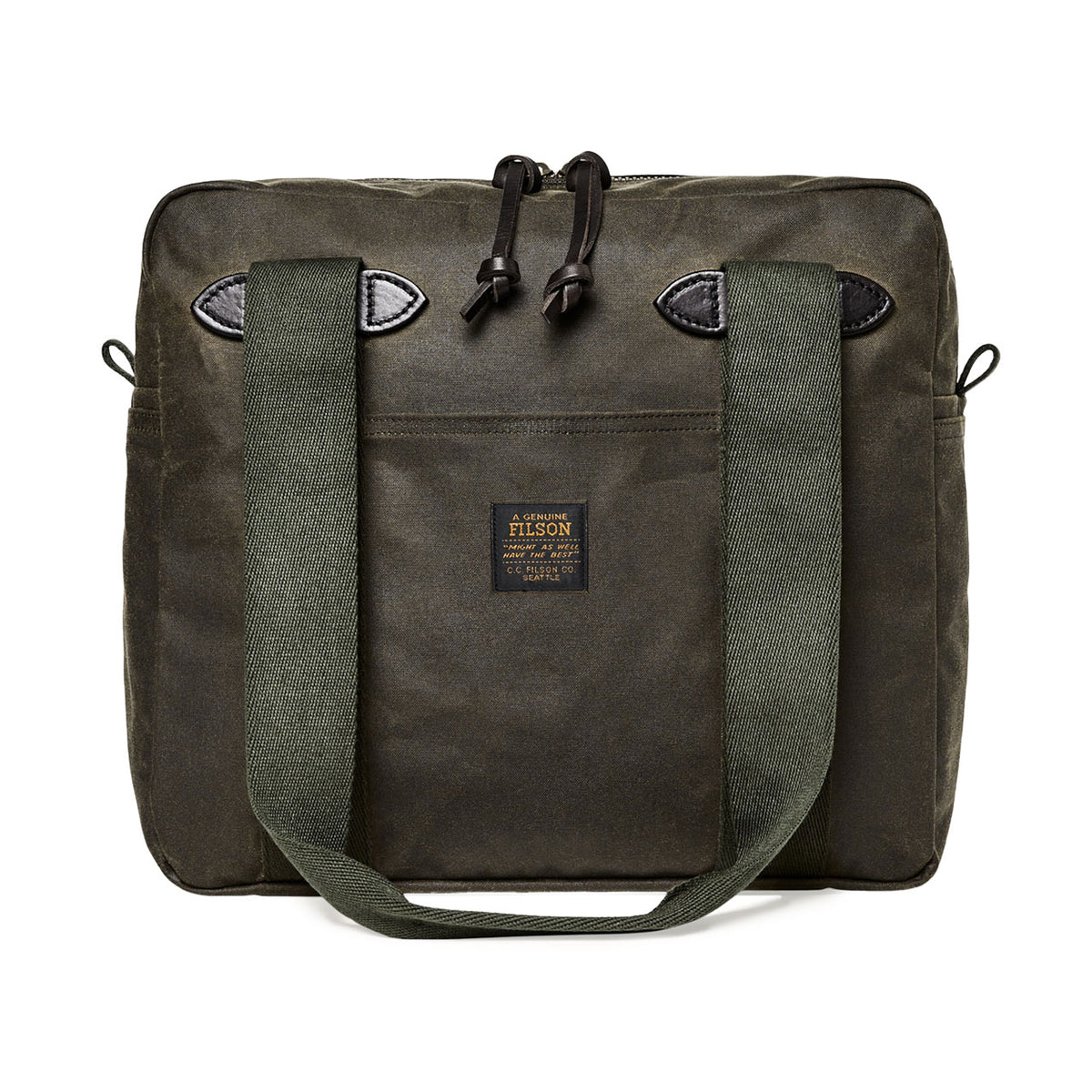 Filson Tin Cloth Tote Bag Otter Green
