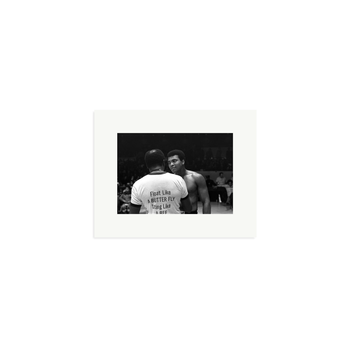Muhammad Ali Float Like A Butterfly Framed Print Print Only Small