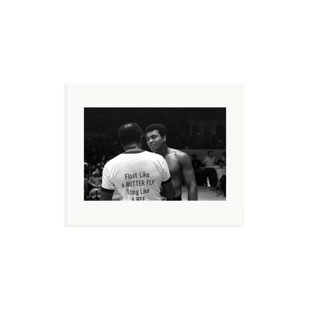 Muhammad Ali Float Like A Butterfly Framed Print Print Only Medium