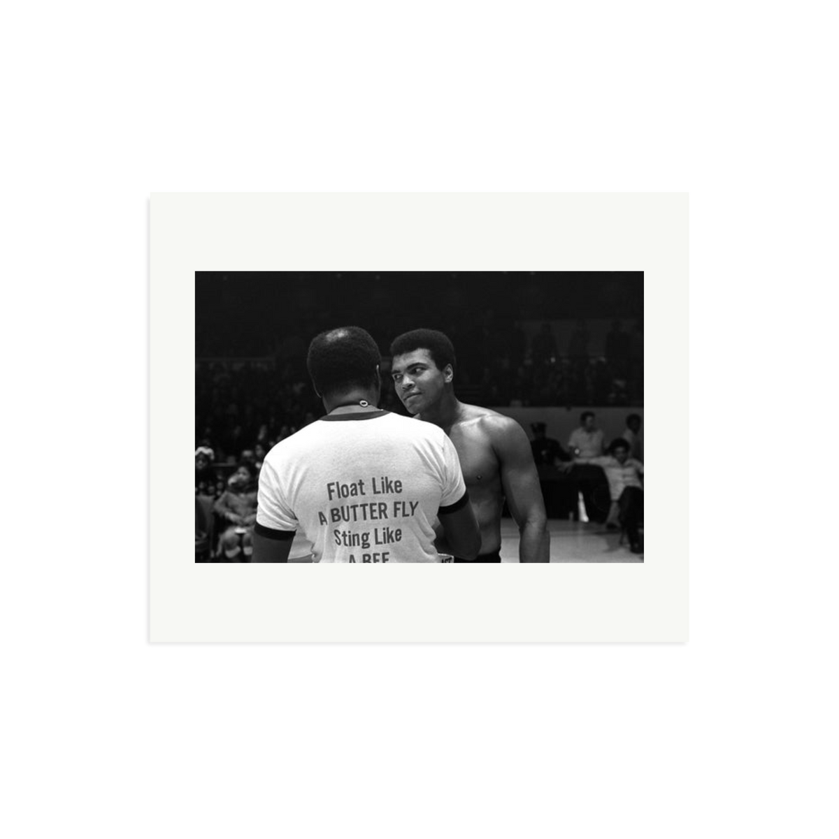 Muhammad Ali Float Like A Butterfly Framed Print Print Only Large