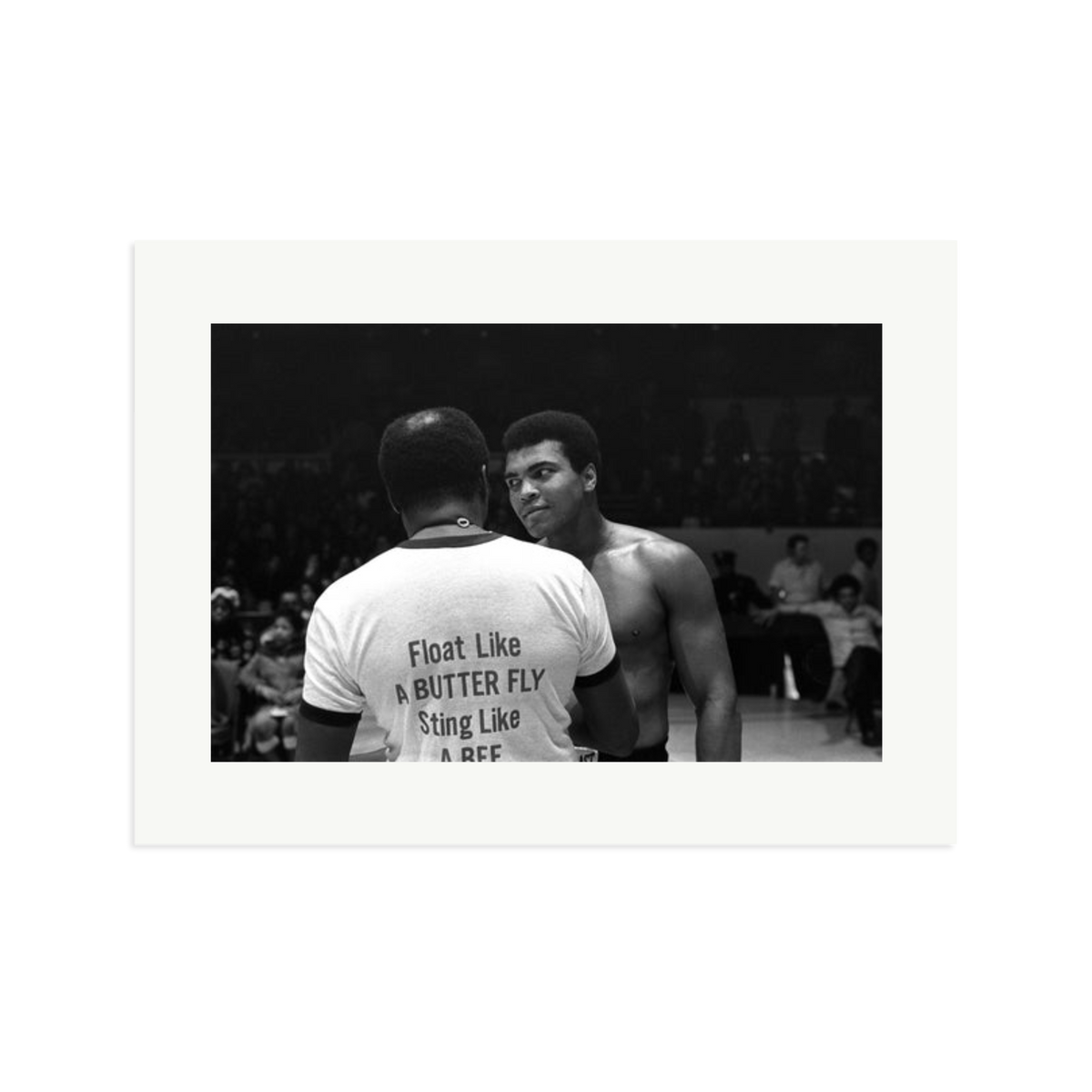 Muhammad Ali Float Like A Butterfly Framed Print Print Only XL