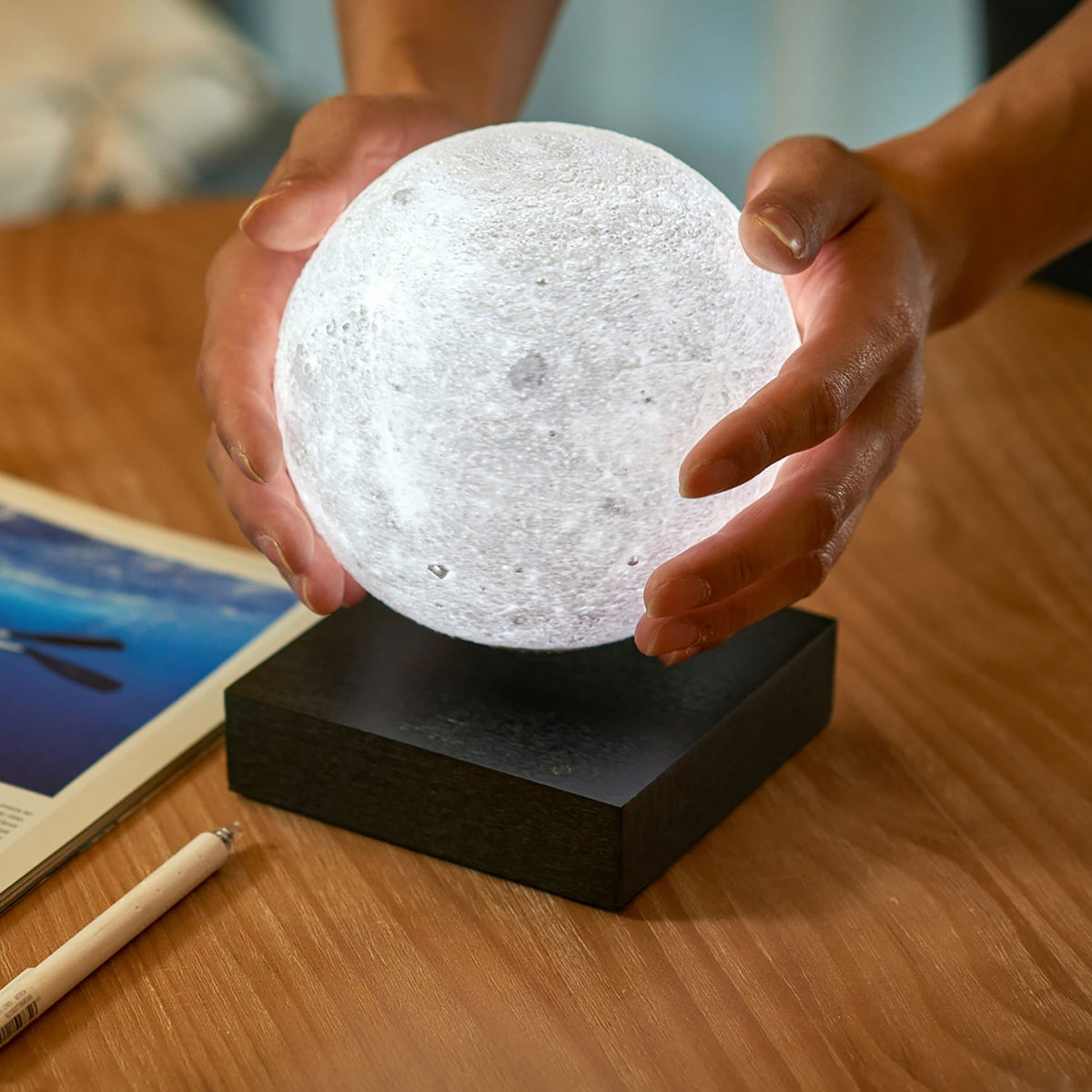 Levitating Moon Lamp