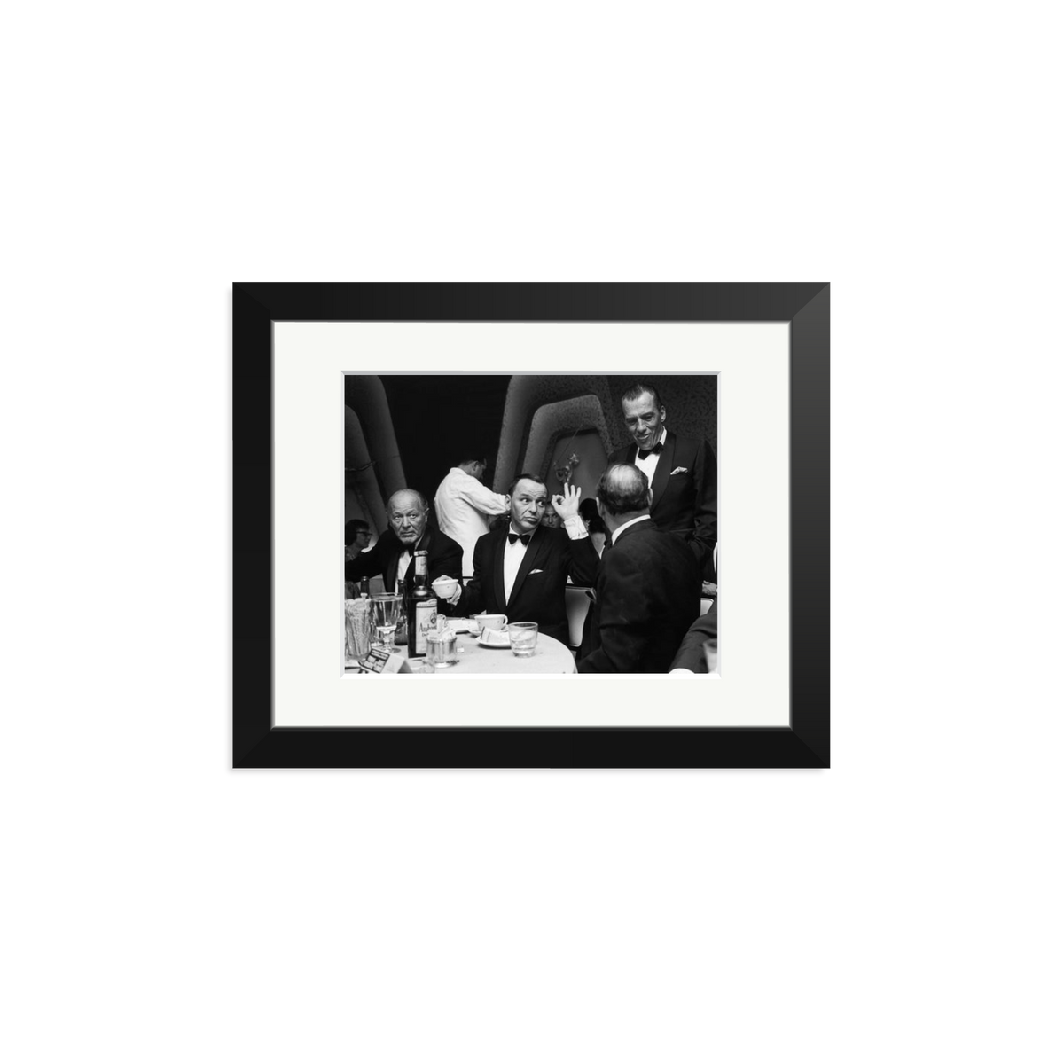 Frank Sinatra A OK Framed Print Black Small